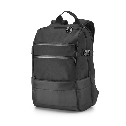 ZIPPERS BPACK. Mochila para portátil 15'6'' em 840D jacquard e poliéster 300D