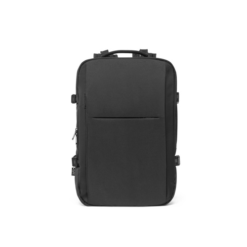 DALLAS. Mochila de viagem em poliéster reciclado 600D de alta densidade para computador portátil 17'3"