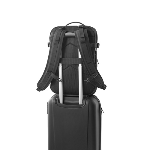 DALLAS. Mochila de viagem em poliéster reciclado 600D de alta densidade para computador portátil 17'3"