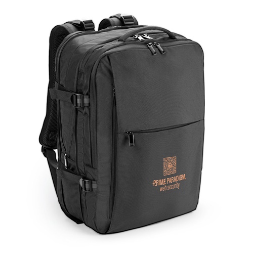 DALLAS. Mochila de viagem em poliéster reciclado 600D de alta densidade para computador portátil 17'3"