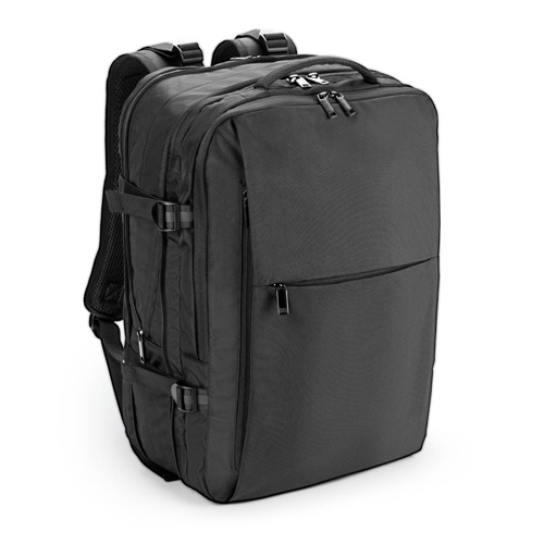 DALLAS. Mochila de viagem em poliéster reciclado 600D de alta densidade para computador portátil 17'3"