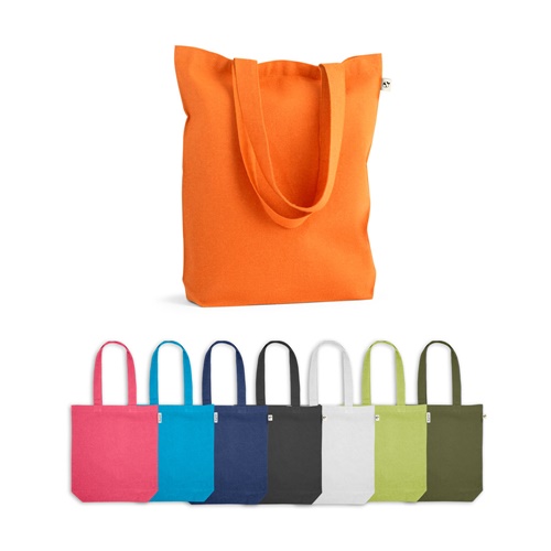 MERIDA. Saco (220 g/m²) em algodão (50%), algodão reciclado (30%) e poliéster (20% rPET)