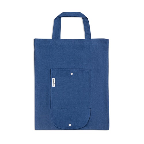SIENA. Saco dobrável em algodão (50%), algodão reciclado (30%) e poliéster (20% rPET) (140 g/m²)