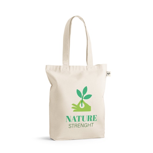 GIRONA. Saco em algodão (50%), algodão reciclado (30%) e poliéster (20% rPET) (220 g/m²)
