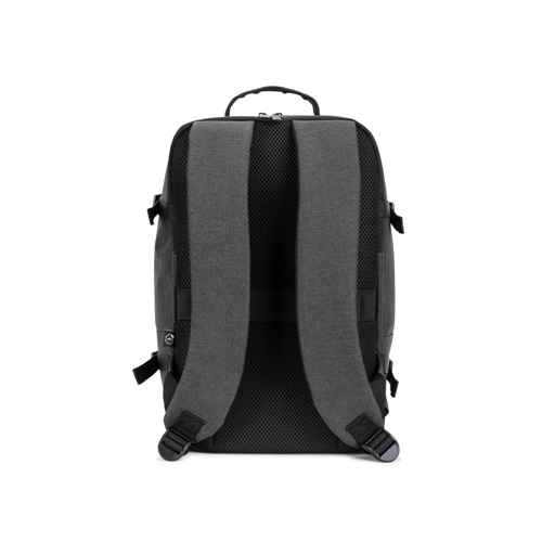 CIES. Mochila com medidas exigidas pelas companhias aéreas em poliéster reciclado 600D de alta densidade
