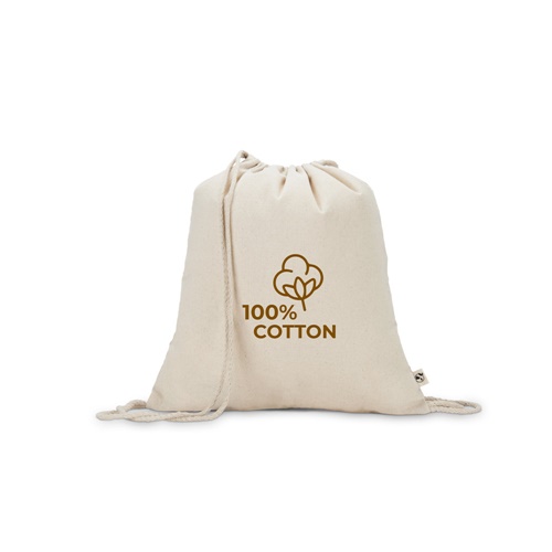MAIORCA. Saco tipo mochila 100% algodão reciclado (180 g/m²)