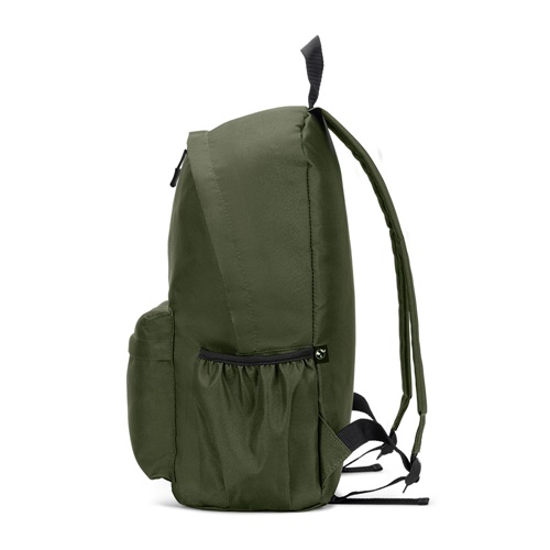 ROSARIO. Mochila clássica com um design intemporal em poliéster reciclado 600D