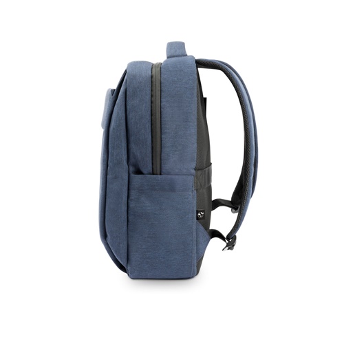 COVENTRY. Mochila, totalmente almofadada, para computador portátil em poliéster reciclado 300D de alta densidade e forro em poliéster reciclado 210D 15.6"