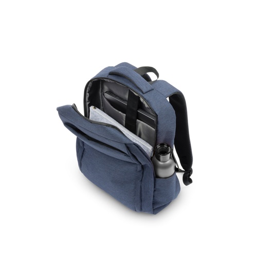 COVENTRY. Mochila, totalmente almofadada, para computador portátil em poliéster reciclado 300D de alta densidade e forro em poliéster reciclado 210D 15.6"