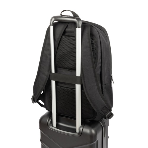 DRAMMEN. Mochila para computador portátil em poliéster reciclado 600D de alta densidade