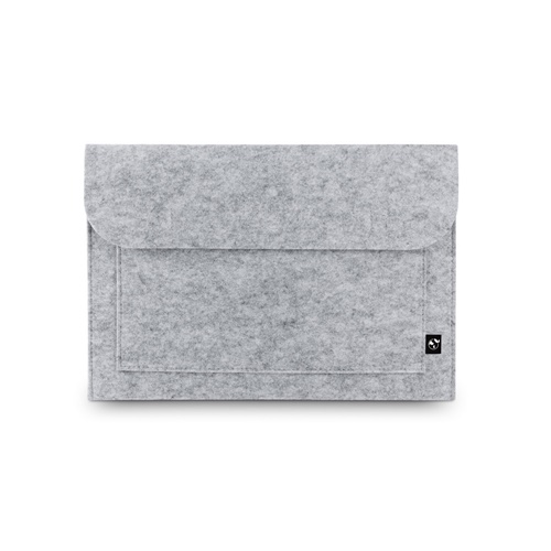 FELPY SLEEVE. Pasta para computador portátil em feltro reciclado (100% rPET)