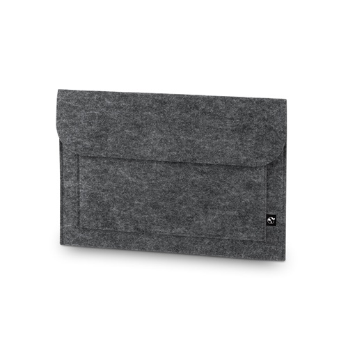 FELPY SLEEVE. Pasta para computador portátil em feltro reciclado (100% rPET)