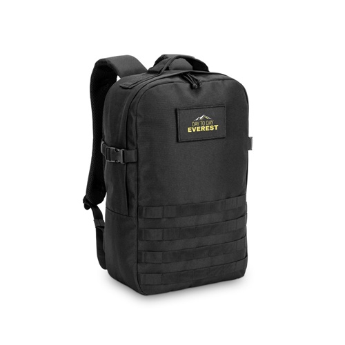 EDINBURGH BPACK. Mochila estilo militar em poliéster reciclado 600D, de alta densidade e forro em poliéster reciclado 210D 17'3"