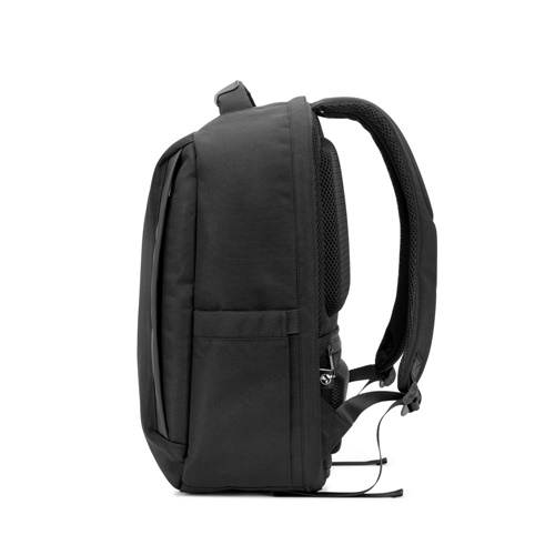 YANGON BPACK. Mochila antirroubo, em sarja com revestimento repelente à água e poliéster reciclado 600D, para computador portátil 17'3"