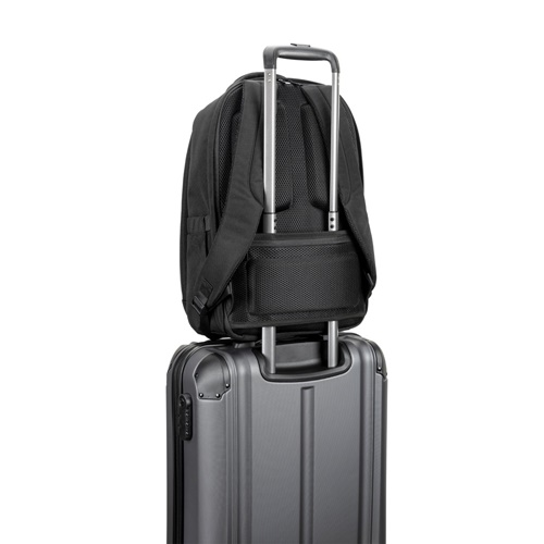 YANGON BPACK. Mochila antirroubo, em sarja com revestimento repelente à água e poliéster reciclado 600D, para computador portátil 17'3"