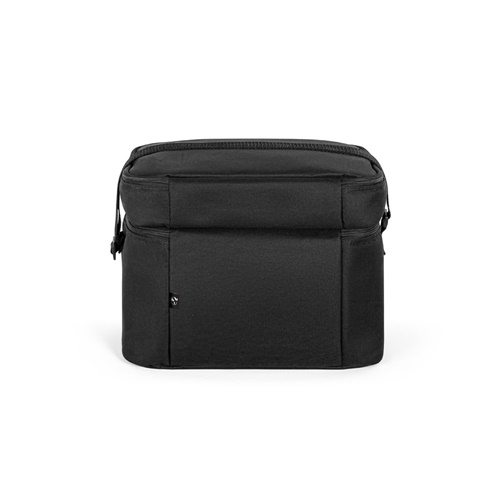 CANCUN LARGE. Saco térmico em poliéster reciclado 600D, com alça em webbing ajustável 14 L