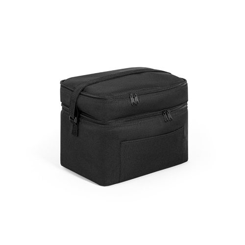 CANCUN LARGE. Saco térmico em poliéster reciclado 600D, com alça em webbing ajustável 14 L