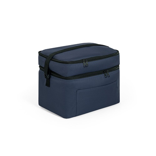 CANCUN LARGE. Saco térmico em poliéster reciclado 600D, com alça em webbing ajustável 14 L