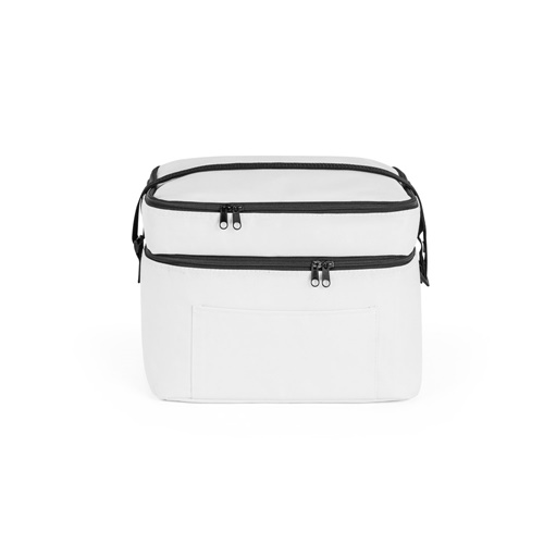 CANCUN LARGE. Saco térmico em poliéster reciclado 600D, com alça em webbing ajustável 14 L