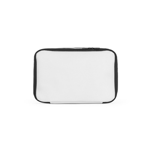 CANCUN LARGE. Saco térmico em poliéster reciclado 600D, com alça em webbing ajustável 14 L