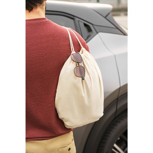 DAHAB. Saco tipo mochila 100% algodão (140 g/m²)