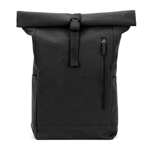 SAINT. Mochila "roll top" em algodão reciclado e poliéster reciclado (380 g/m²)