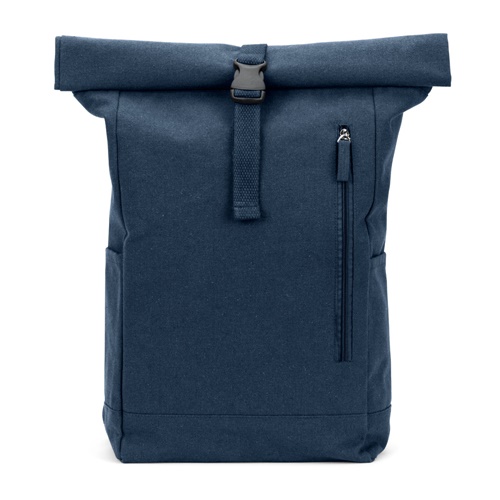 SAINT. Mochila "roll top" em algodão reciclado e poliéster reciclado (380 g/m²)