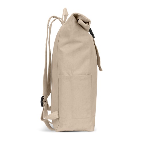 SAINT. Mochila "roll top" em algodão reciclado e poliéster reciclado (380 g/m²)