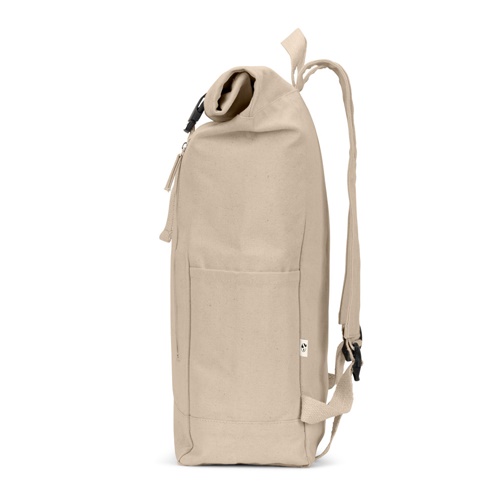 SAINT. Mochila "roll top" em algodão reciclado e poliéster reciclado (380 g/m²)