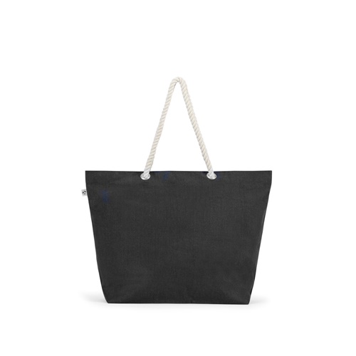 ATHENS. Saco de praia em algodão reciclado (70%) e poliester reciclado (30%) (220 g/m²)