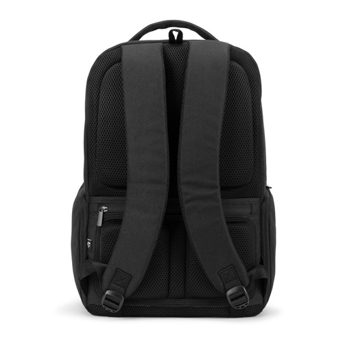 COPENHAGEN. Mochila em twill reciclado repelente à água com dois bolsos frontais de grande dimensão 17'3"