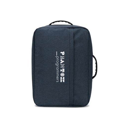 NIAMEY. Mochila para computador portátil em poliéster reciclado 300D de alta densidade 15'6"
