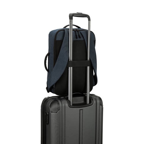 NIAMEY. Mochila para computador portátil em poliéster reciclado 300D de alta densidade 15'6"