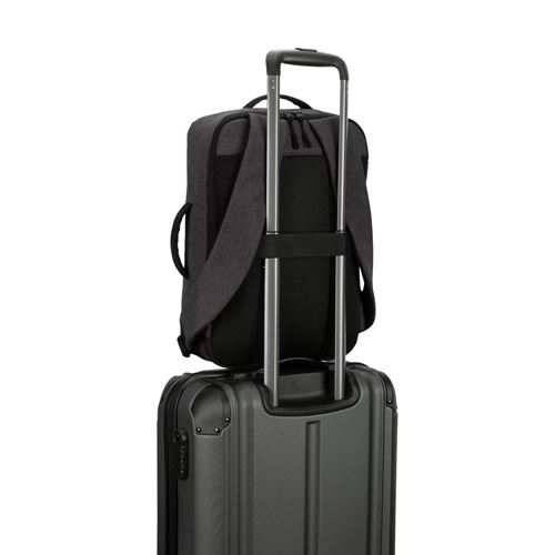 NIAMEY. Mochila para computador portátil em poliéster reciclado 300D de alta densidade 15'6"