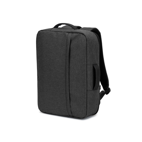 NIAMEY. Mochila para computador portátil em poliéster reciclado 300D de alta densidade 15'6"