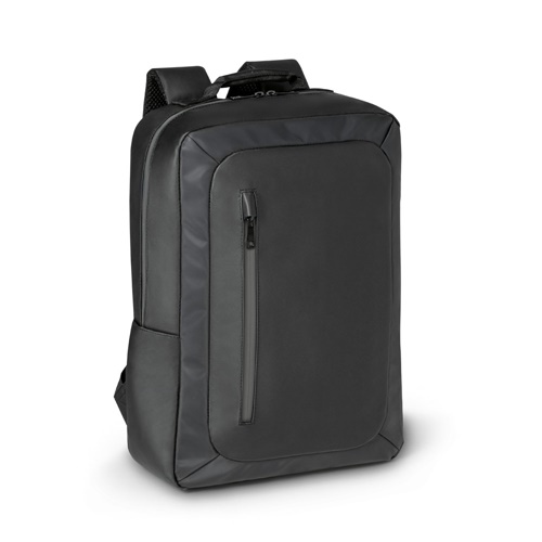 OSASCO. Mochila para computador portátil em poliéster reciclado 600D de alta densidade 15"