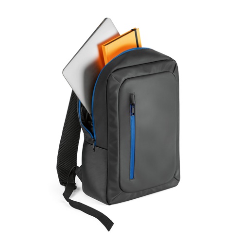 OSASCO. Mochila para computador portátil em poliéster reciclado 600D de alta densidade 15"