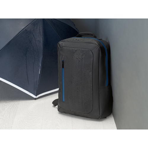 OSASCO. Mochila para computador portátil em poliéster reciclado 600D de alta densidade 15"