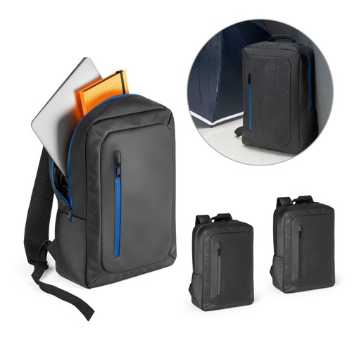 OSASCO. Mochila para computador portátil em poliéster reciclado 600D de alta densidade 15"