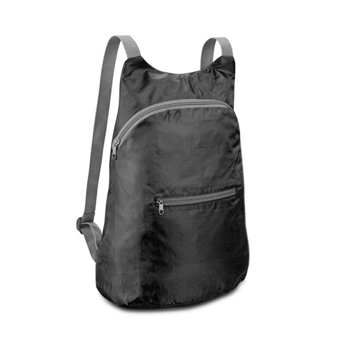 BARCELONA. Mochila dobrável em poliéster 210D ripstop