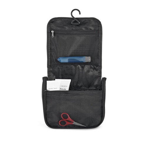WILLIS. Necessaire em microfibra com vários bolsos