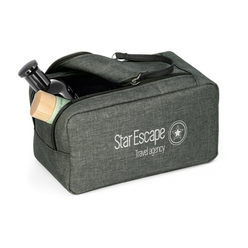 WAYNE. Necessaire em 600D de alta densidade com pega
