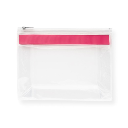 CHASTAIN. Necessaire transparente em EVA com fecho de correr