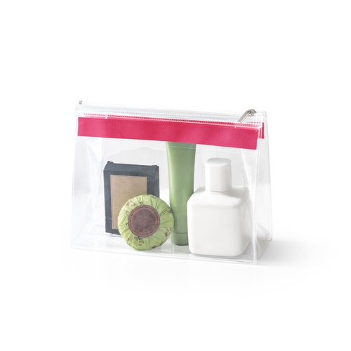 CHASTAIN. Necessaire transparente em EVA com fecho de correr