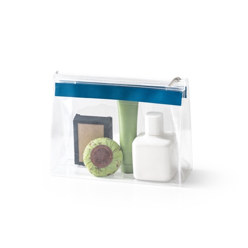 CHASTAIN. Necessaire transparente em EVA com fecho de correr