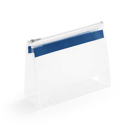 CHASTAIN. Necessaire transparente em EVA com fecho de correr