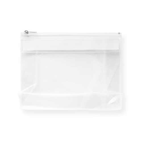 CHASTAIN. Necessaire transparente em EVA com fecho de correr