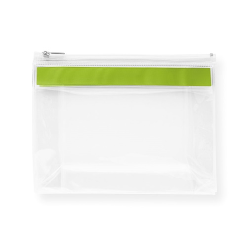 CHASTAIN. Necessaire transparente em EVA com fecho de correr
