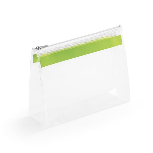 CHASTAIN. Necessaire transparente em EVA com fecho de correr