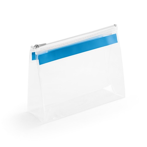 CHASTAIN. Necessaire transparente em EVA com fecho de correr
